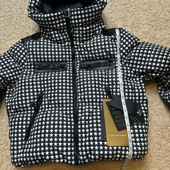 Goldbergh Galaxy Track Team Ski Jacket Starski Black White NWT US 10 Waterproof - Picture 10 of 11